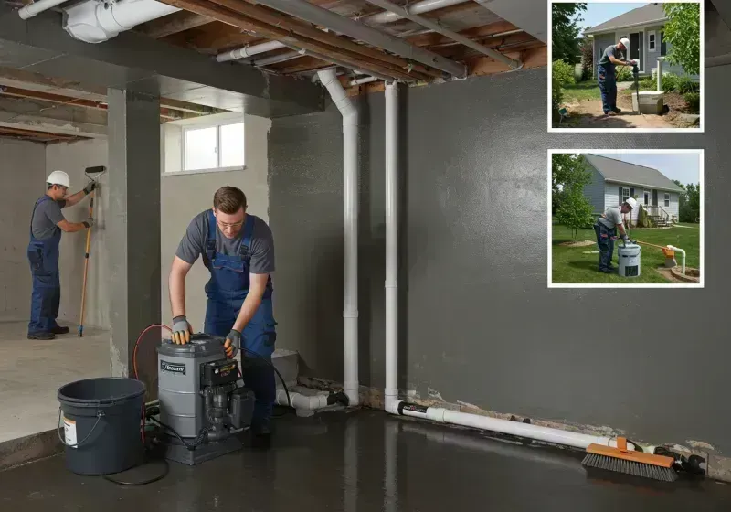 Basement Waterproofing and Flood Prevention process in Poplar Grove, IL